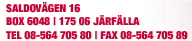 Adress & telefon